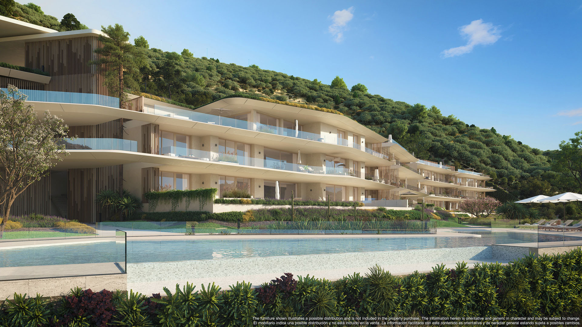Romero_101.Pedestrian entrance + Communal Swimming Pool + Block 3 & 4.render.jpg